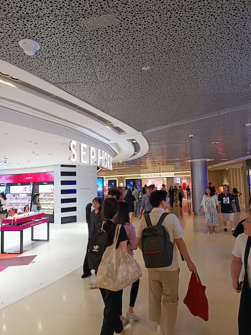 Walk towards Sephora